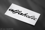 alfaholic Sticker