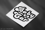 Baby in Car Sticker