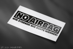 NO AIRBAG Sticker