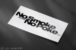 No Smoke diesel No Poke .. Sticker