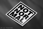 NOT NOR MAL Sticker