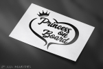 Princess on Board Sticker