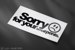 Sorry for your small penis. Sticker