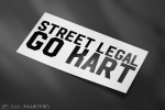 STREET LEGAL GO KART Sticker