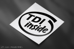 TDI inside Sticker